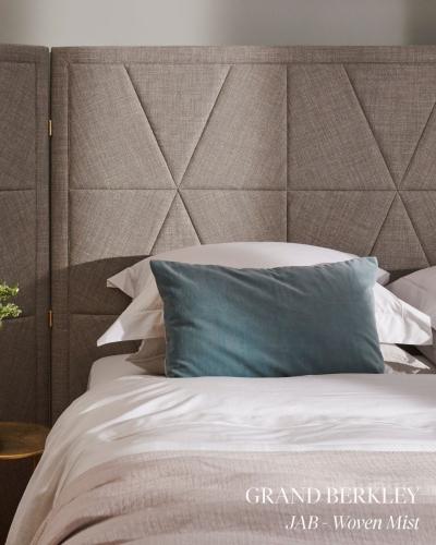 A beautifully made bed deserves a headboard designed just for it. Vispring headboards are crafted to... A beautifully made bed deserves a headboard designed just for it. Vispring headboards are crafted to...
